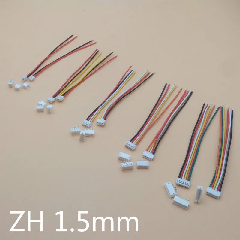 10Sets SH1.0 JST1.25 ZH1.5 PH2.0 XH2.54 Connector Female+Male 2/3/4/5/6/7/8/9/10P Plug With Cable 10/20/30cm Peaceful Pleasures Health and Wellness