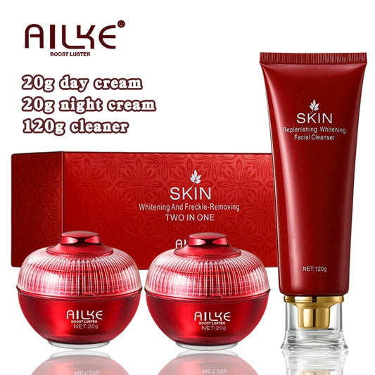 AILKE Brightening Day & Night Face Cream | Anti-Wrinkle Moisturizer Brightening Face Cream Peaceful Pleasures Health and Wellness