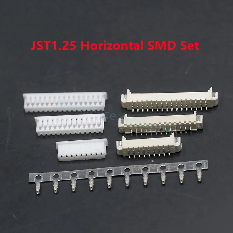 10sets SH1.0 JST1.25 PH2.0 XH2.54 SH/JST/ZH/PH/XH Horizontal / Vertical SMD Pin Header + Housing + Terminal Set 2.54mm Peaceful Pleasures Health and Wellness JST1.25 Horizontal 5P