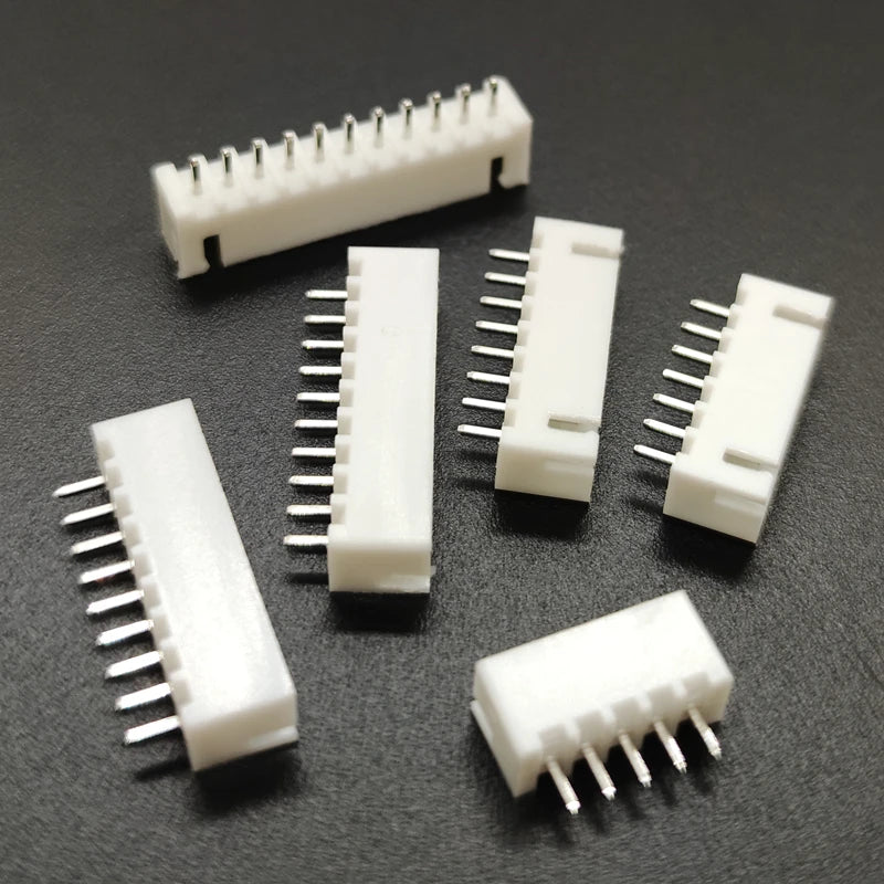 40pcs XH2.54 2.54mm Socket Connector Pin Header Straight Pin 2p-12p Total 11 Types Peaceful Pleasures Health and Wellness