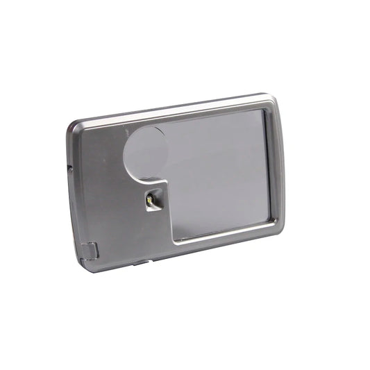 Handheld LED Magnifier Portable Loupe 3X 6X Magnifying Glass Ultra-thin Square Magnifying Glass with Led Light Jewelry Loupe Peaceful Pleasures Health and Wellness 3X 6X