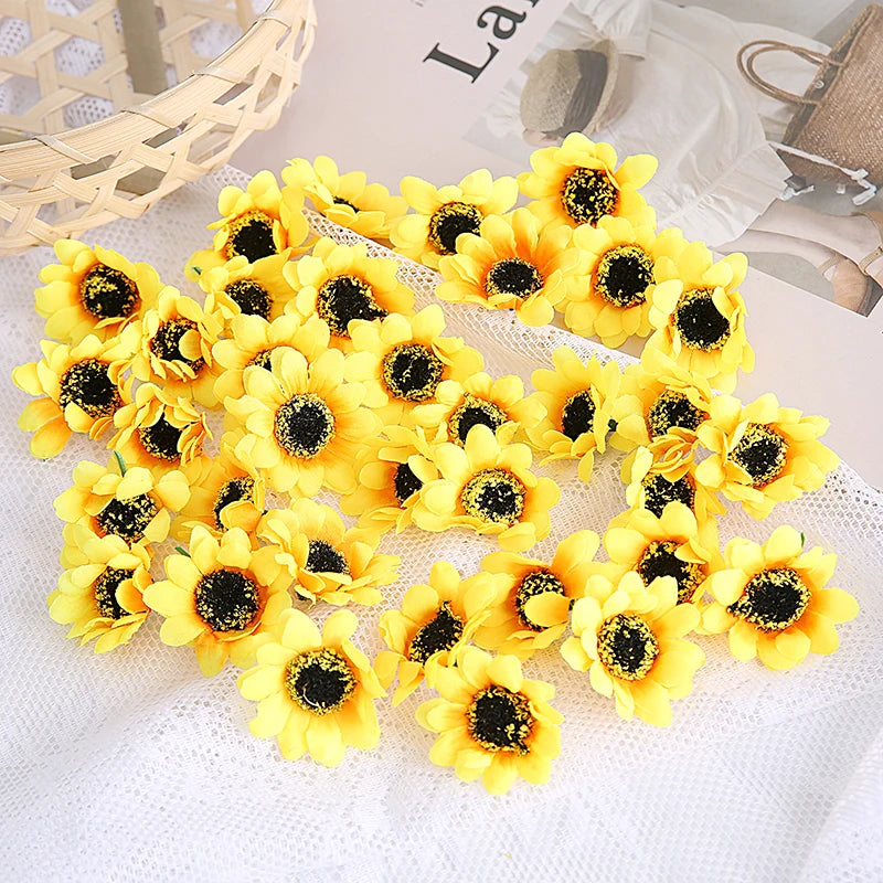 Silk Sunflower & Daisy Artificial Flowers – Wedding & Home Décor