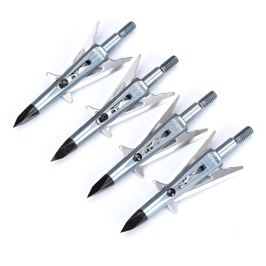 3 6 Hunting Archery Fixed 2 Blade Broadhead Stainless Alloy Arrowhead Peaceful Pleasures Health and Wellness 12 pcs