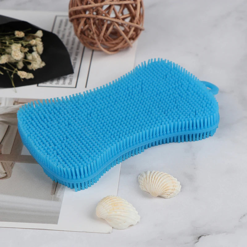 Silicone Dish Scrubber Brush | Eco-Friendly Kitchen Cleaning Tool
