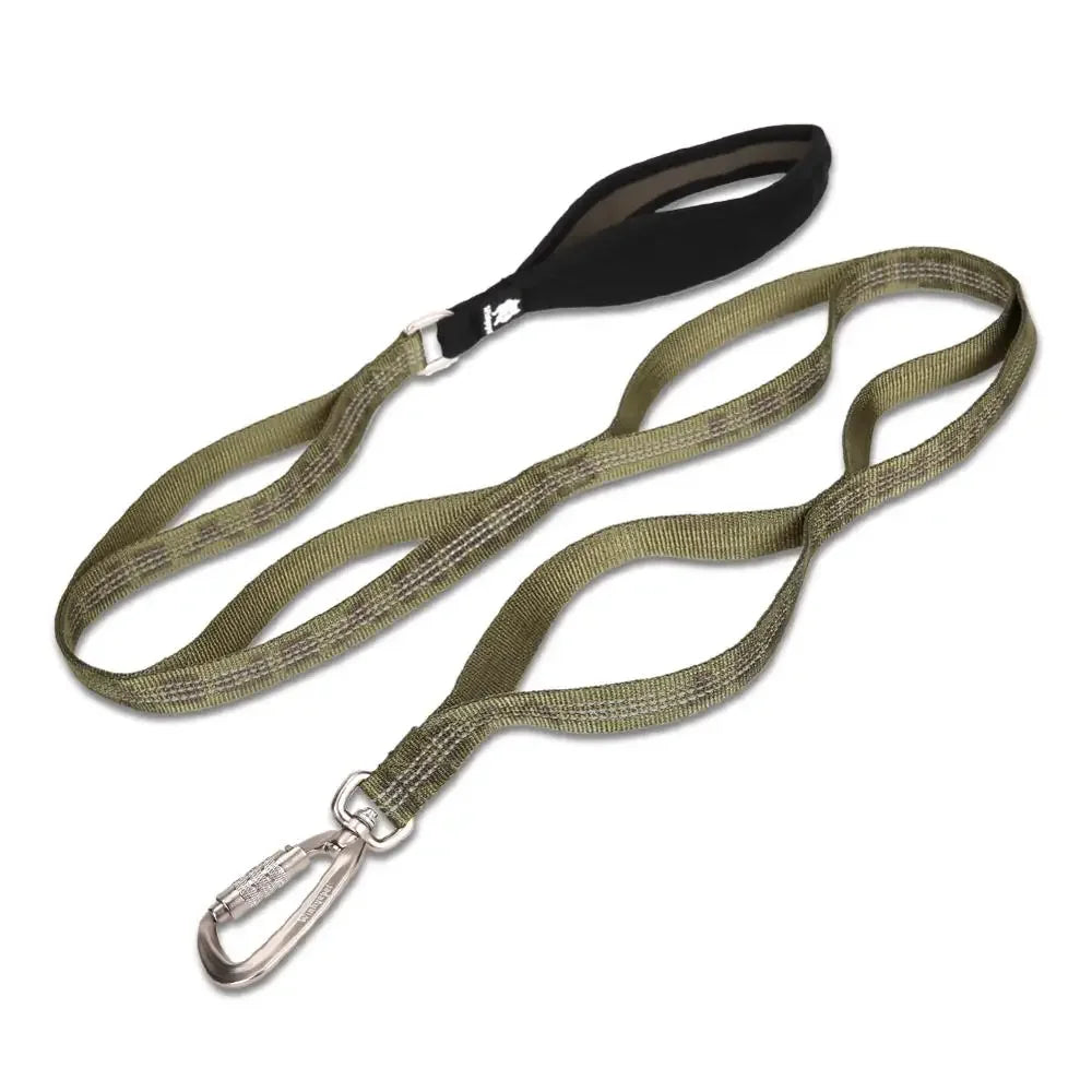 Truelove 3M Reflective Heavy-Duty Dog Leash with Carabiner YL1832 Dog Leashes Peaceful Pleasures Health and Wellness army green L China Mainland