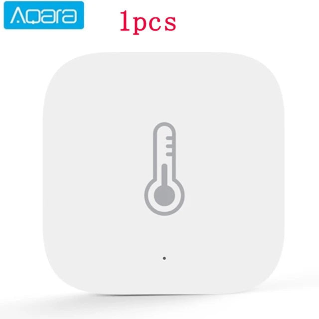 Aqara Temperature Sensor Smart Air Pressure Humidity Environment Sensor Zigbee Smart Home For XiaoMi Mi Home Homekit Peaceful Pleasures Health and Wellness 1pcs sensor China Mainland