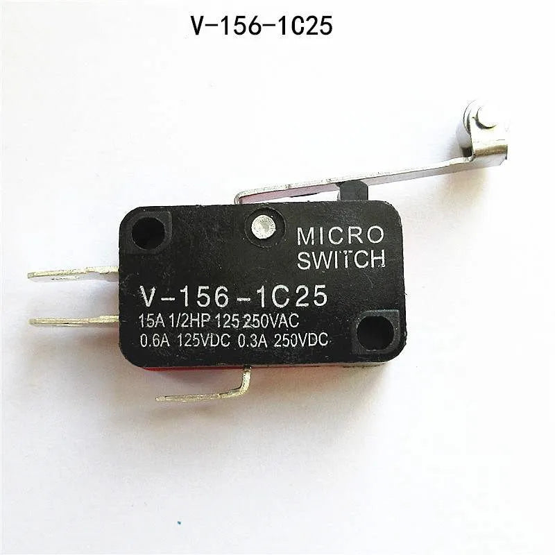 5pcs Microswitch Stroke Limit Switch V-151-1C25 V-152-1C25 V-153-1C25 V-154-1C25 V-155-1C25 V-156-1C25 Roller Long Handle Switch Peaceful Pleasures Health and Wellness V-156-1C25