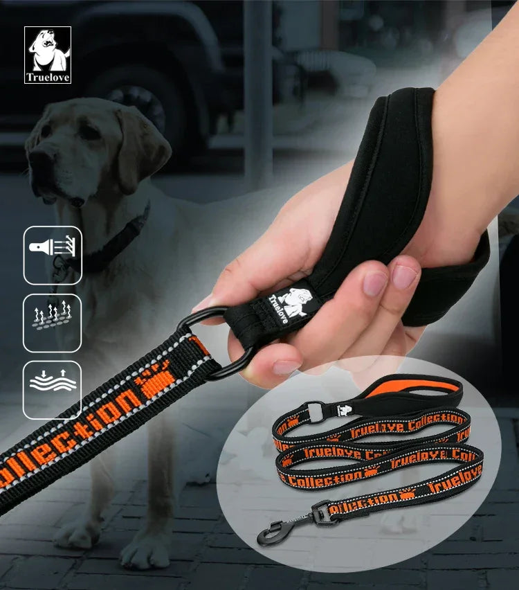 Truelove Pet Leash Nylon Explosion-proof Reflective for Cat and Dog Small Medium Large Travel Cross Walking Training TLL3071 Peaceful Pleasures Health and Wellness