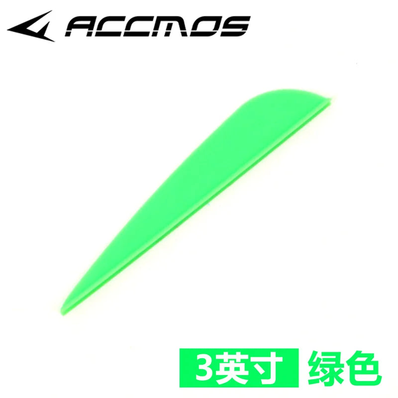 Lot Rubber Arrow Vanes 2 5 3 4 Inches Plastic Fletch Archery Feathers
