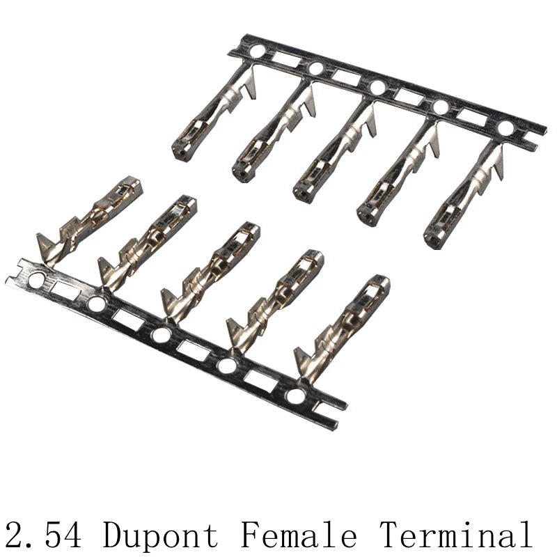 100pcs Line Pressing Terminal Reed XH2.54 PH2.0 CH3.96 VH3.96 KF2510 Dupont SM ZH1.5 JST1.25 SH1.0 Strip Metal Needle Peaceful Pleasures Health and Wellness 2.54 dupont Female