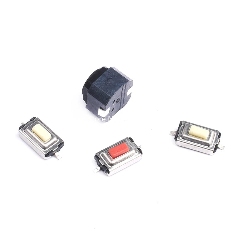 50PCS Tact Switch Silicone Button Micro Switch 3*4*2mm 3x6x4.3mm 2Pin 3x6x2.5mm 4*4*1.5mm SMD 4 Feet Peaceful Pleasures Health and Wellness