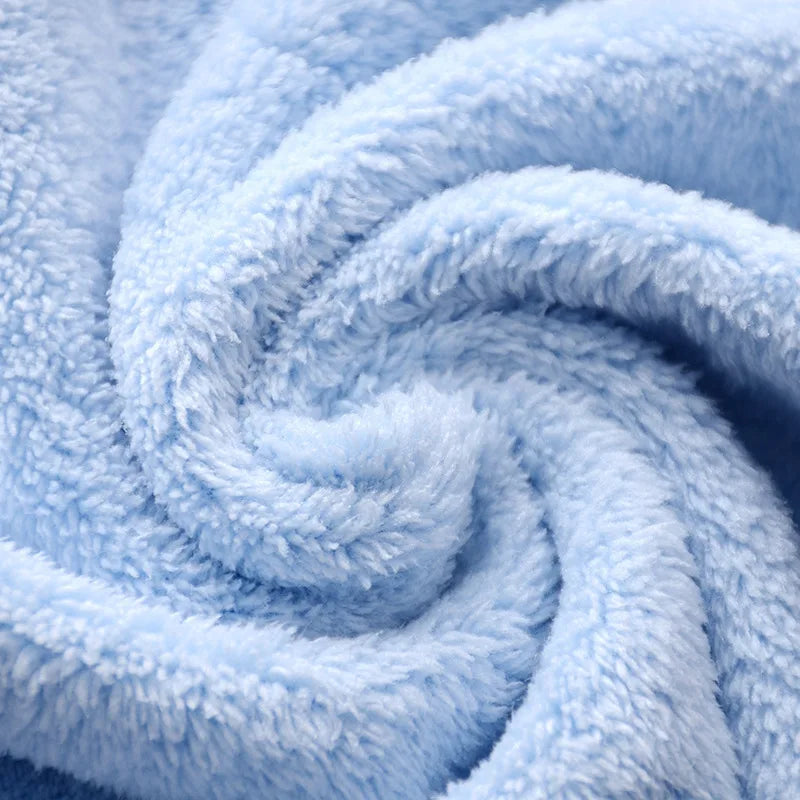 Coral Fleece Hand Towel – Absorbent Kitchen Cleaning Cloth