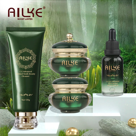 AILKE Retinol Brightening Face Cream Set – Firming & Anti-Aging Retinol Face Cream Set Peaceful Pleasures Health and Wellness