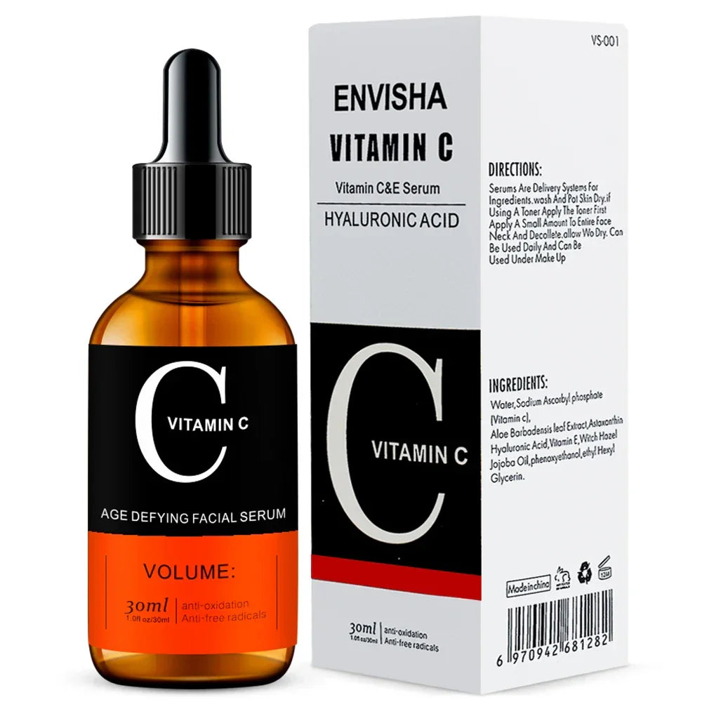 ENVISHA Vitamin C Face Serum – Brightening & Anti-Aging 30ml Face Serum Peaceful Pleasures Health and Wellness 30ml