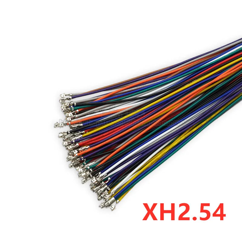 50PCS XH2.54 Connector Terminal Wire Electronic Wire Single Head with Terminal 10cm 20cm 30cm Without Housing Peaceful Pleasures Health and Wellness Red 50PCS 200mm