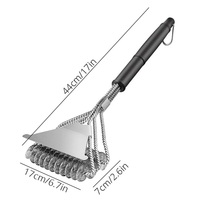 Grill Brush and Scraper, Best BBQ Cleaner, Perfect Tools for All Grill Types, Including Weber, Ideal Barbecue Accessories Peaceful Pleasures Health and Wellness A China Mainland