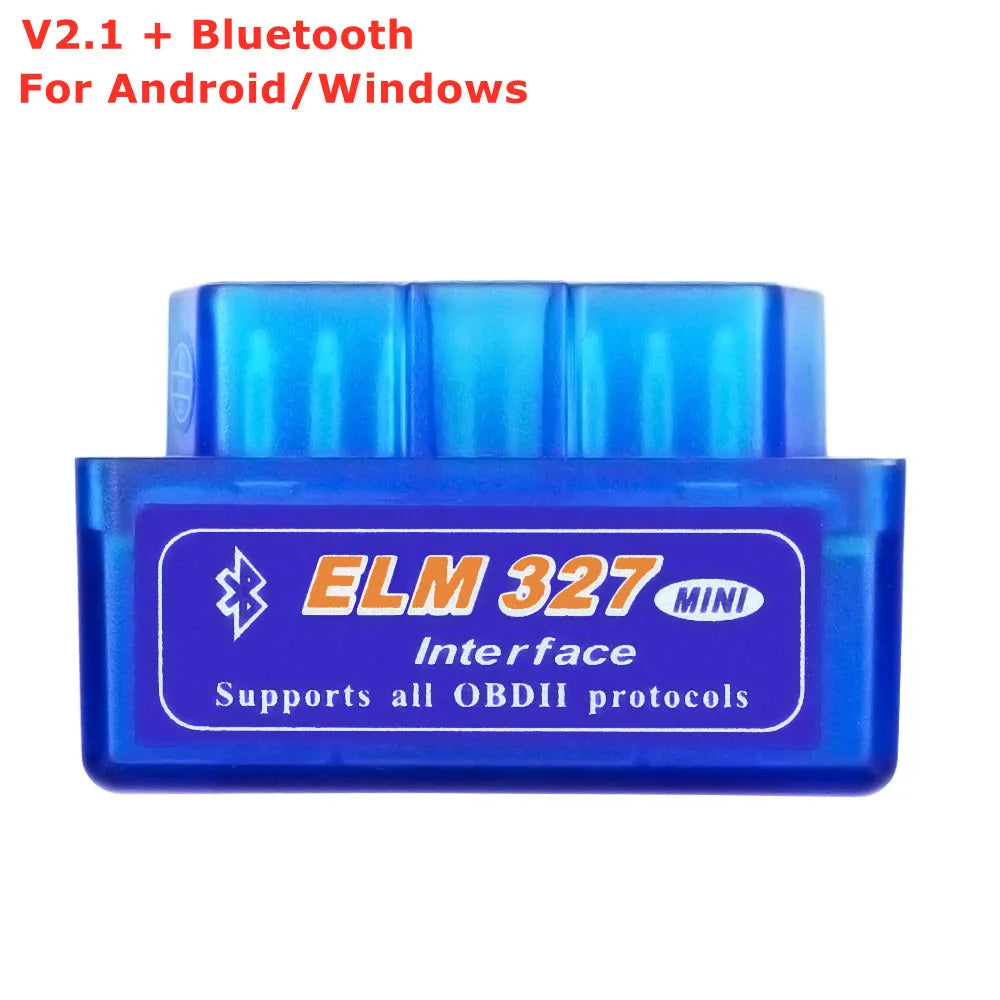 Mini ELM327 OBD2 Scanner Bluetooth WiFi for Android iOS