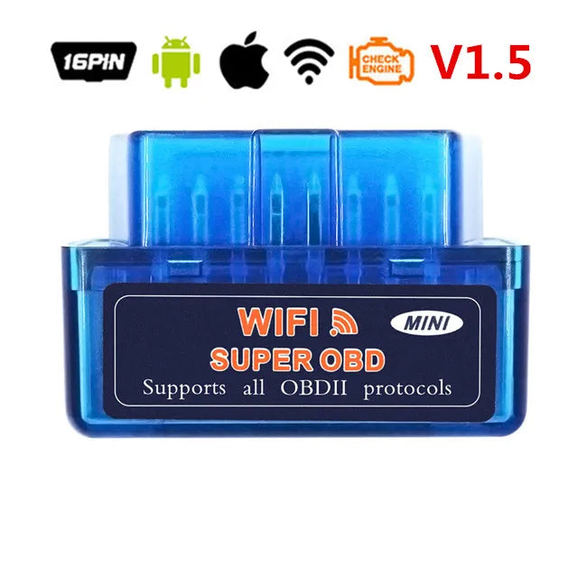 ELM327 OBD2 Bluetooth & WiFi Car Diagnostic Scanner V1.5