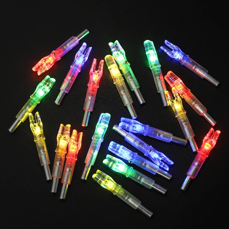 Archery Arrow LED Lighted Nocks 6 2 Knocks Tail Compound Recurve Bows