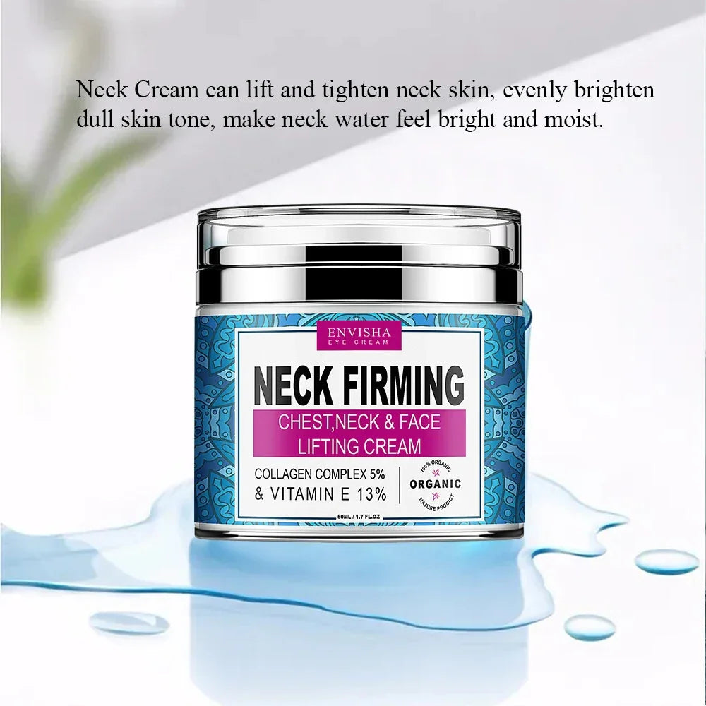 ENVISHA Neck & Face Cream – Retinol, Collagen & Hyaluronic Acid Peaceful Pleasures Health and Wellness