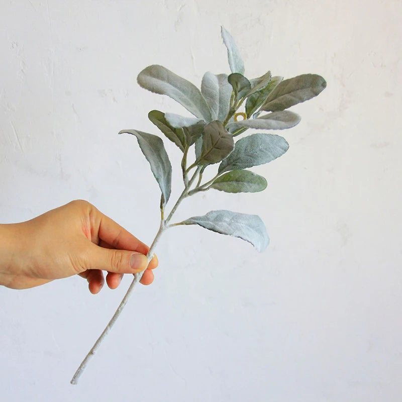 YO CHO 38cm Silk Artificial Rabbit Ear Vine Leaf | DIY Decor