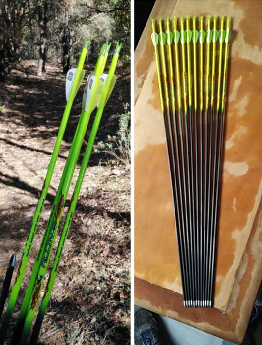 6-12ps 100 Pure Carbon Arrow ID Spine 400 500 600 700 800 900 1000 Peaceful Pleasures Health and Wellness s900 32in orange 12p