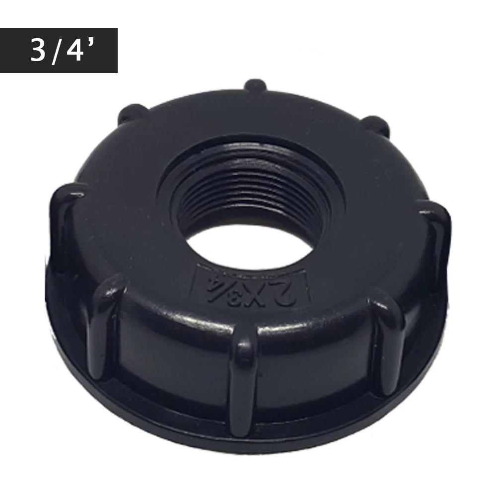 1000L IBC Tank Adapter Plastic IBC Tote Tank Connector Fitting Ton Barrel Accessories Black Peaceful Pleasures Health and Wellness G CN