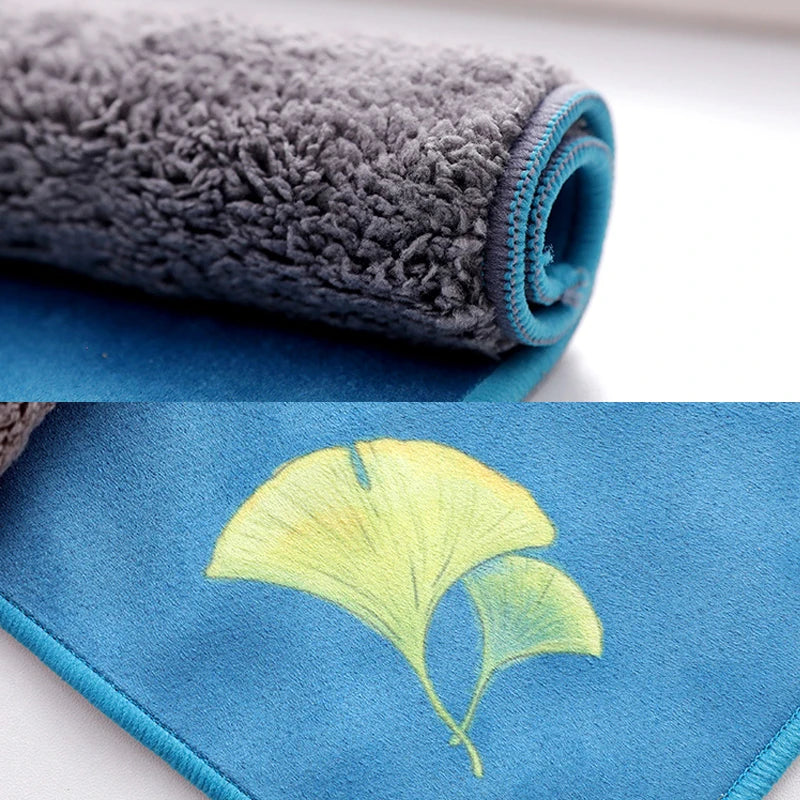 Hand-Painted Kung Fu Tea Towel | Double Layer Microfiber Cloth