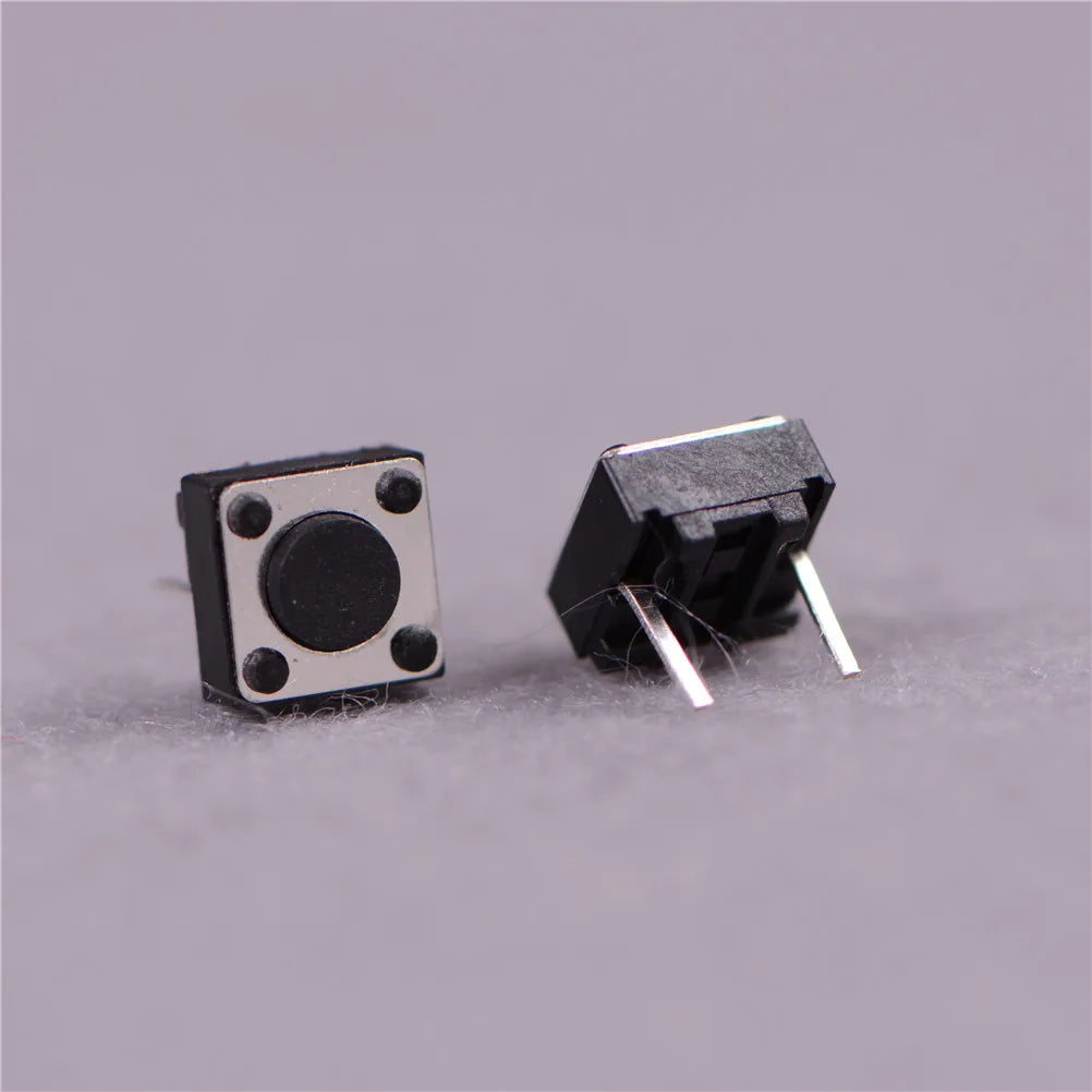 50Pcs Momentary Tactile Tact Push Button Switch 2 Pin DIP 6x6x4.3mm High 4.3mm Peaceful Pleasures Health and Wellness Default Title