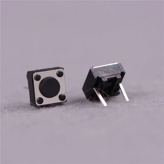 50Pcs Momentary Tactile Tact Push Button Switch 2 Pin DIP 6x6x4.3mm High 4.3mm Peaceful Pleasures Health and Wellness Default Title