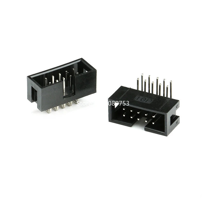 10PCS DC3 JTAG ISP Socket 2.54mm IDC Box Header Connector 6P/8P/10P/14P/16P/20P/30P/34P/40P Double Row Straight / Curved Needle Peaceful Pleasures Health and Wellness