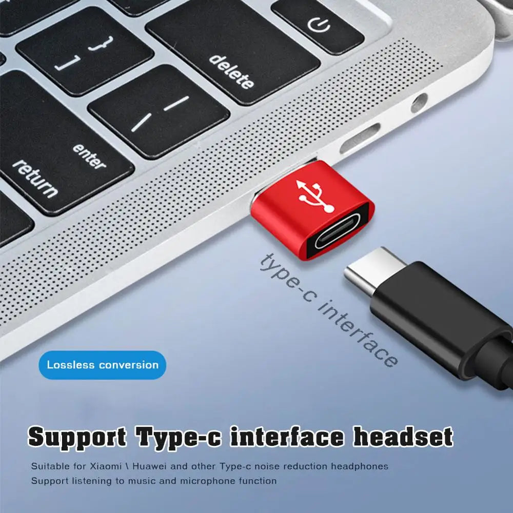 USB 3.0 Type-A to USB-C Female Adapter | Charge & Data Sync