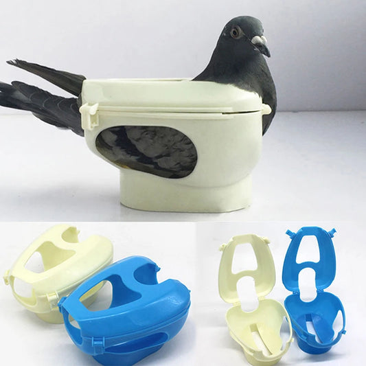 Plastic Pigeon Holder Bird Fixed Frame Rack & Medicine Feeder Bird Handling Tool Peaceful Pleasures Health and Wellness Default Title