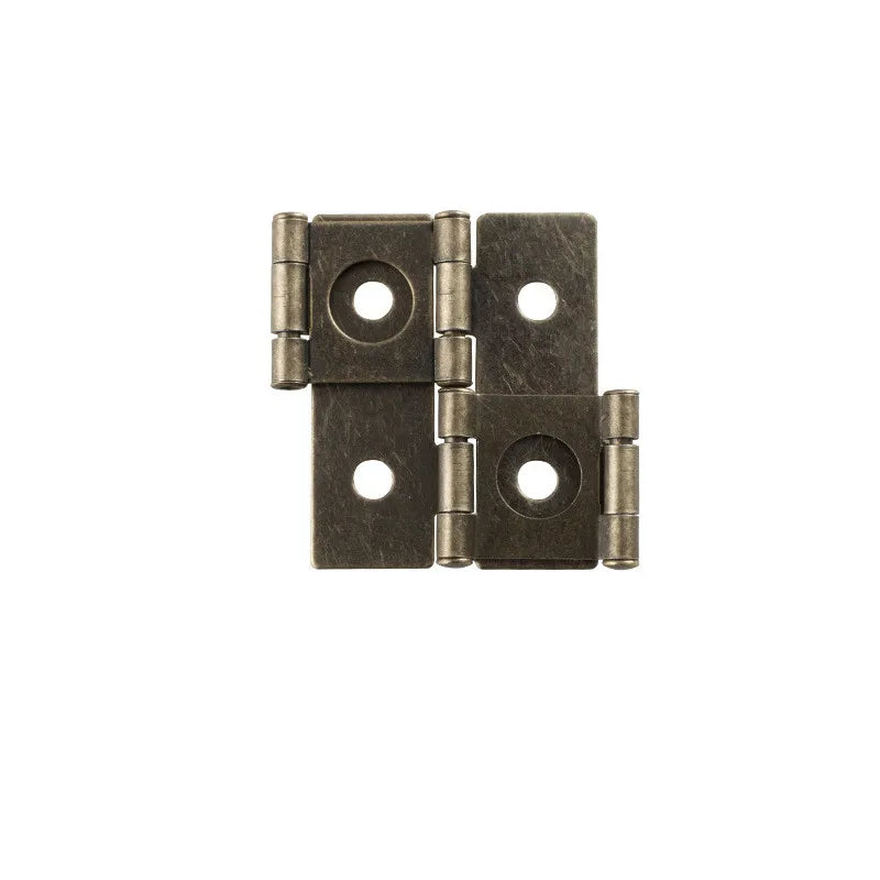 2-Pack Decorative Butt Hinges for Jewelry Boxes & Cabinets