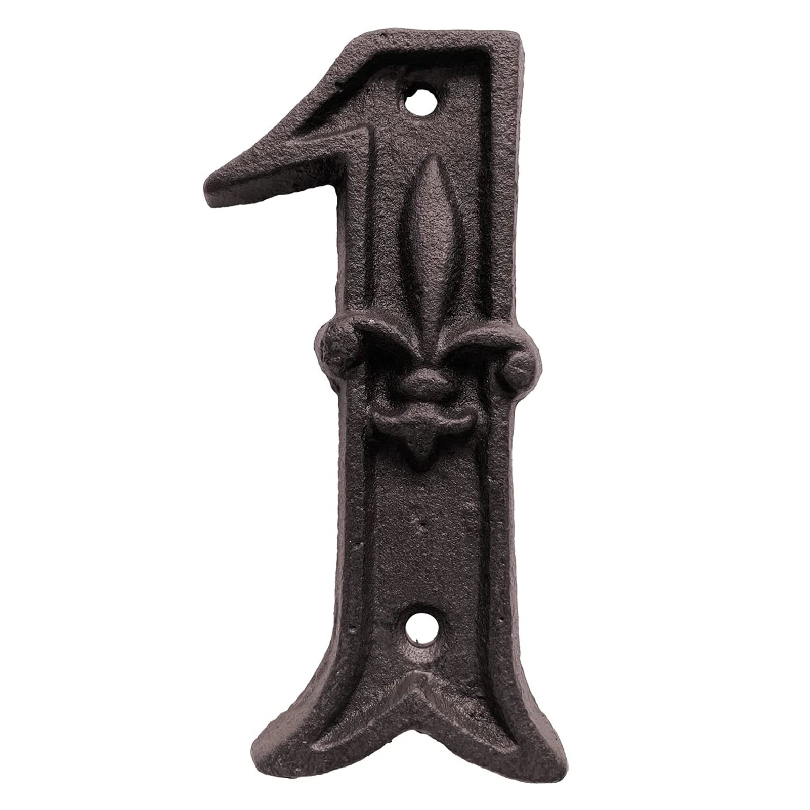 Unique House Number Cast Iron Metal Antique Doorplate Address Numbers Apartment Street Address Plaque Decor Attractive Peaceful Pleasures Health and Wellness
