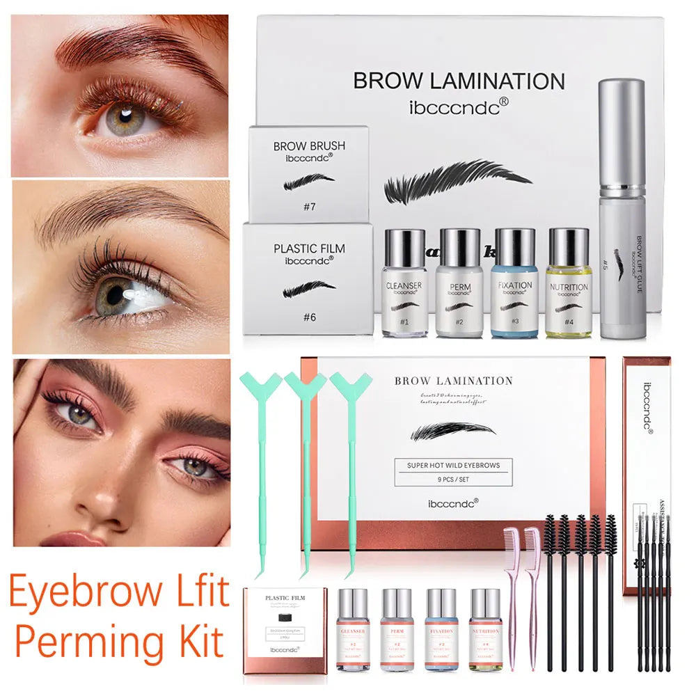 New Brow Lamination Kit Eyebrow Lifting Perming Lotion Kit With Brush Cling Flim Tools Hot Eye Brow Setting Cream Salon Supplies Peaceful Pleasures Health and Wellness