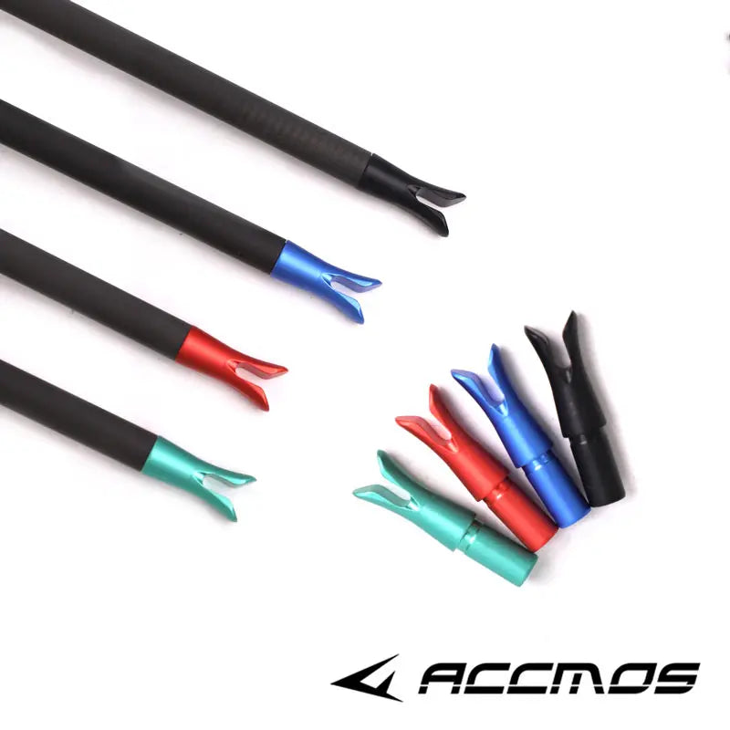 6 Aluminum Alloy Arrow Tail Nock Insert Shaft Shooting Accessories