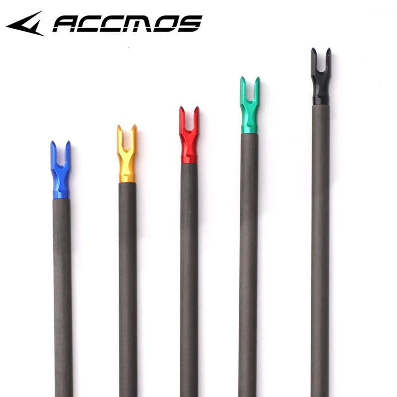 6 Aluminum Alloy Arrow Tail Nock Insert Shaft Shooting Accessories