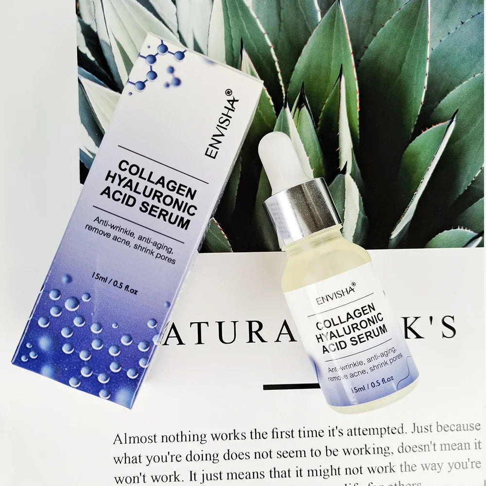 ENVISHA Anti-Aging Face Serum – Collagen, Hyaluronic Acid & Retinol 15ml Face Serum Peaceful Pleasures Health and Wellness