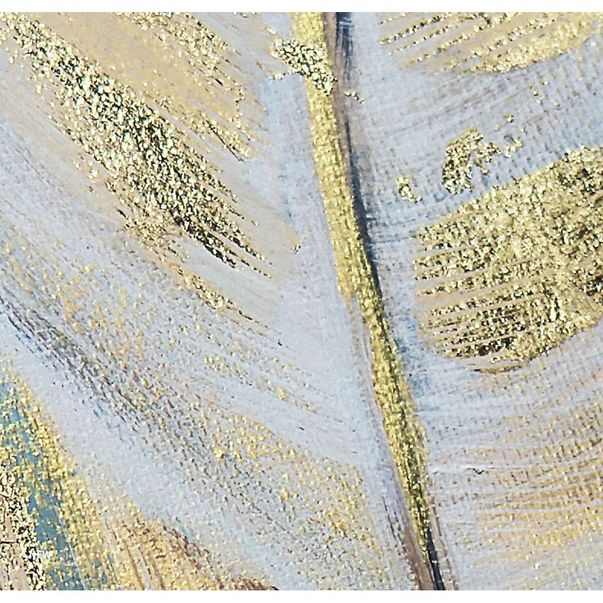 Textured Feather Handmade Canvas High Quality Painting Wall Decor Art Hanging Poster For Living Room Bedroom Hotel Restaurant Peaceful Pleasures Health and Wellness
