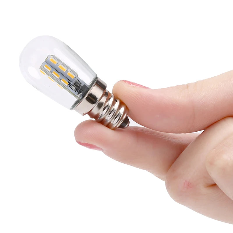 E12 LED Bulb 220V Globe Glass Lamp – Refrigerator & Sewing Machine