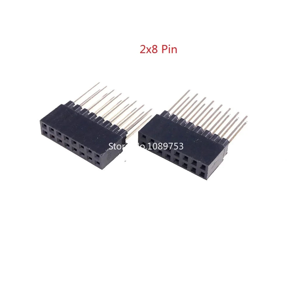 5PCS PC104 2.54mm 2x10P/16P/20P/25P/32P/40Pin Female Stacking Header Connector Dual Row 2x20P for Control Motherboard Interface Peaceful Pleasures Health and Wellness