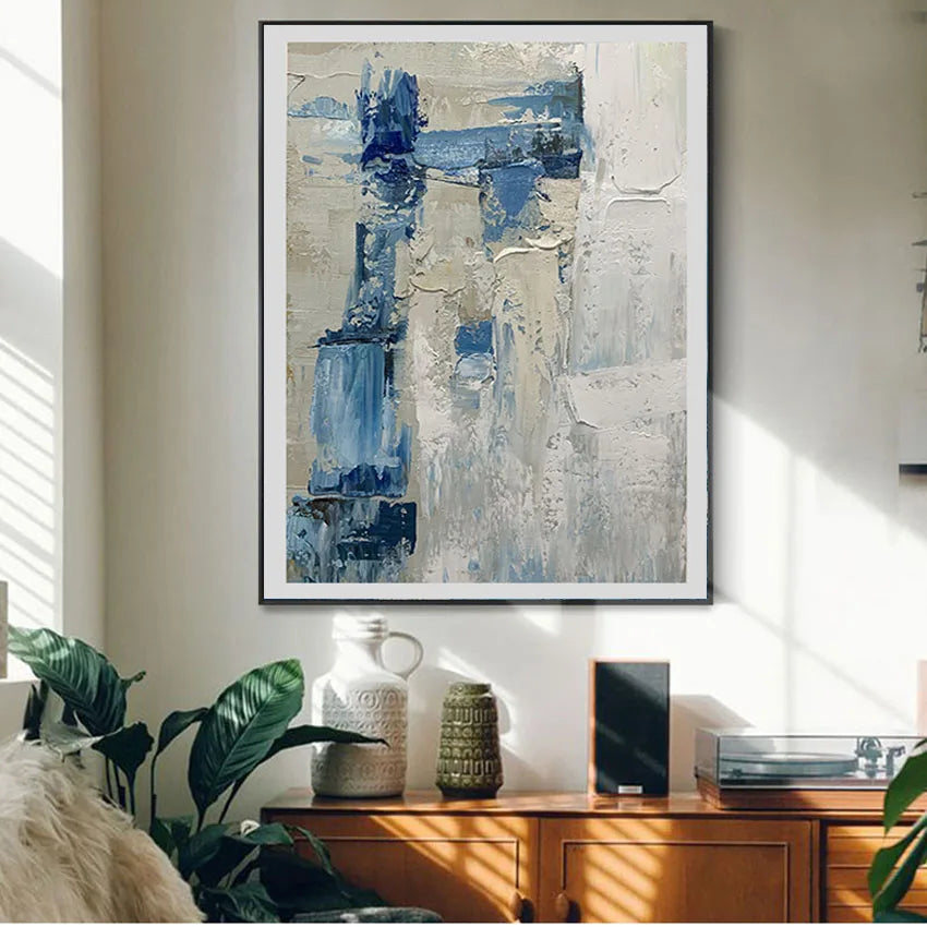 Beautiful modern abstract wall art decoration completely hand-painted canvas oil painting is widely used in hotels and families Peaceful Pleasures Health and Wellness