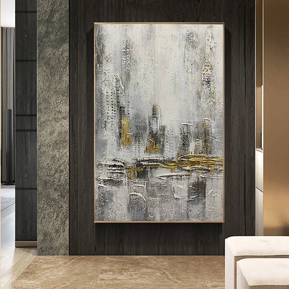 Abstract Handmade Canvas Frameless Oil Painting Wall Decoration, Art Picture, Size Can Be Customized to hang in the Hotel Ro Peaceful Pleasures Health and Wellness