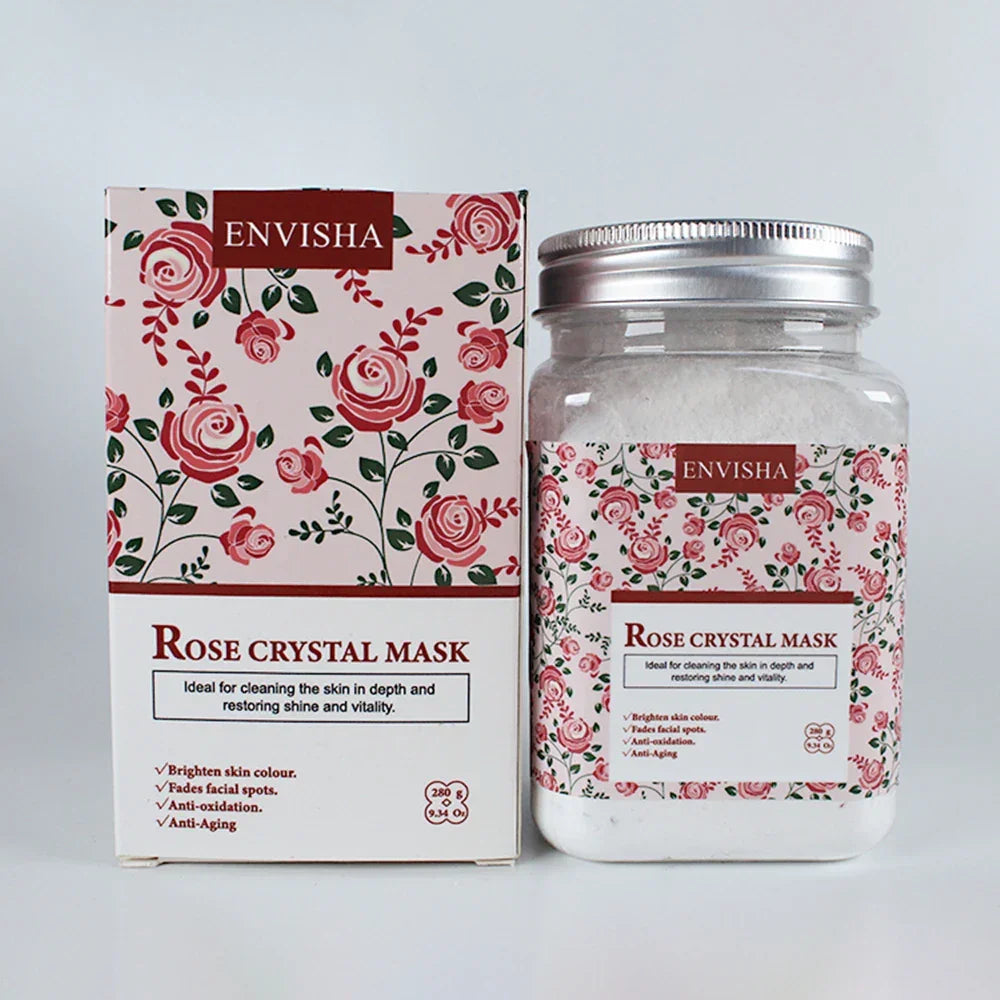 ENVISHA Facial Mask Powder – Rose, Jasmine, Chamomile & Hyaluronic Acid 280g Face Mask Peaceful Pleasures Health and Wellness