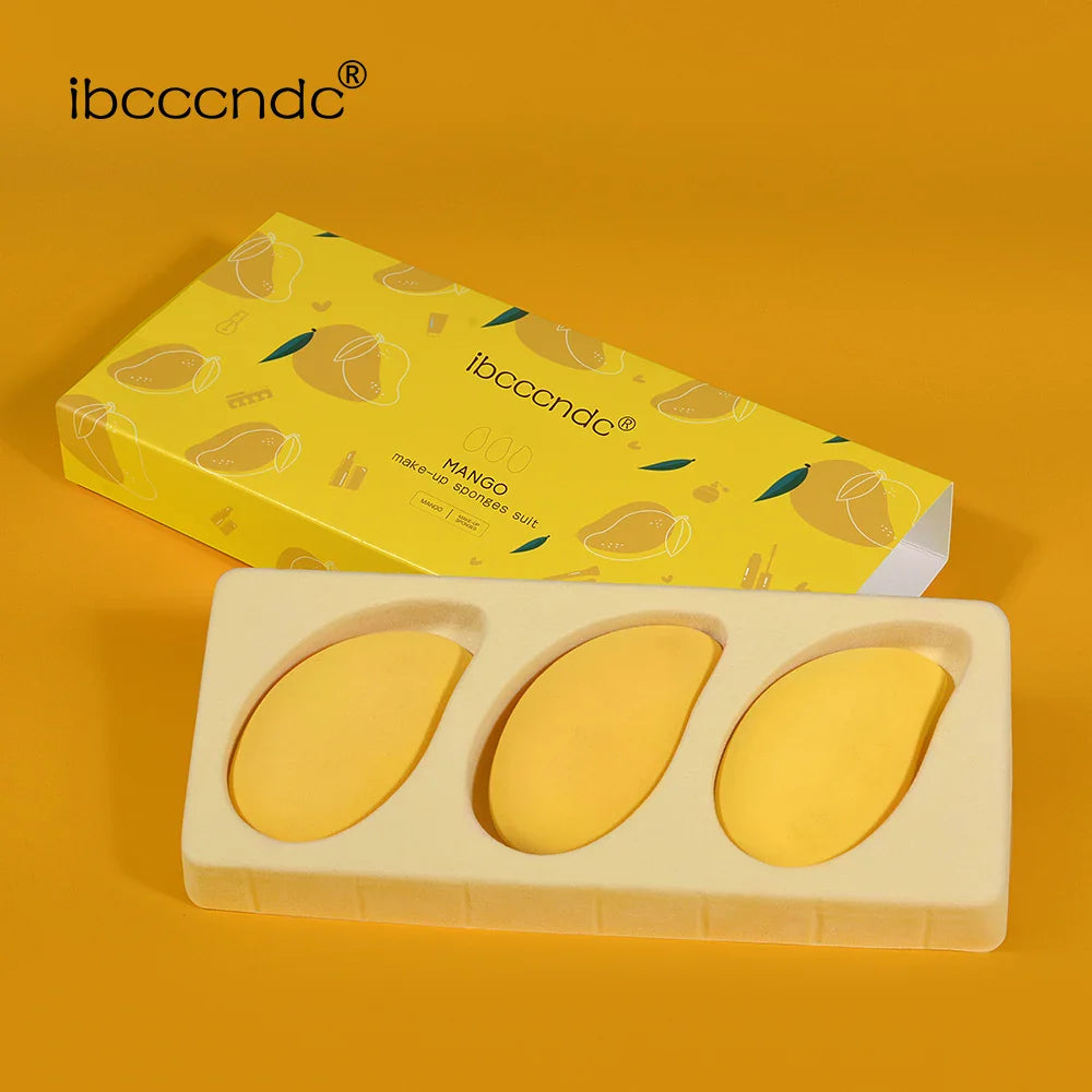 Mango Beauty Sponge – Wet & Dry Foundation Makeup Puff 3pc