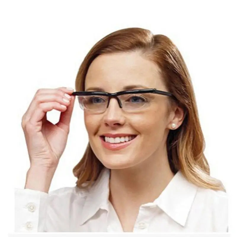 Creative Reading Glasses Near Far Dual-Purpose Focal Length Adjustable -6D+3D Degree of Presbyopia Magnifier Magnifying Class Peaceful Pleasures Health and Wellness China Mainland 600- to 300