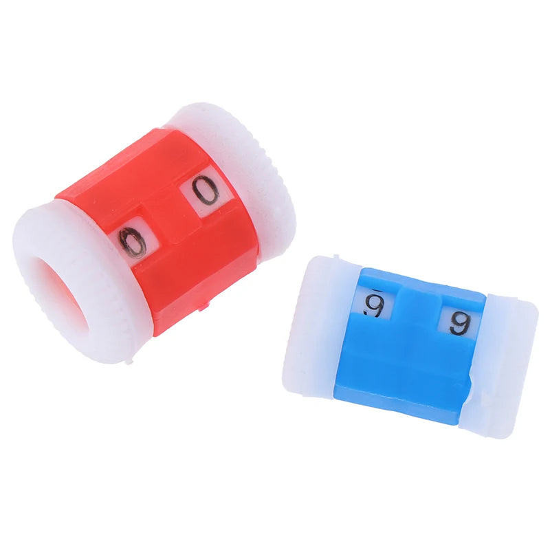 Knitting Row Counter Set – 4 Pcs Plastic Needle Counter | HELTC