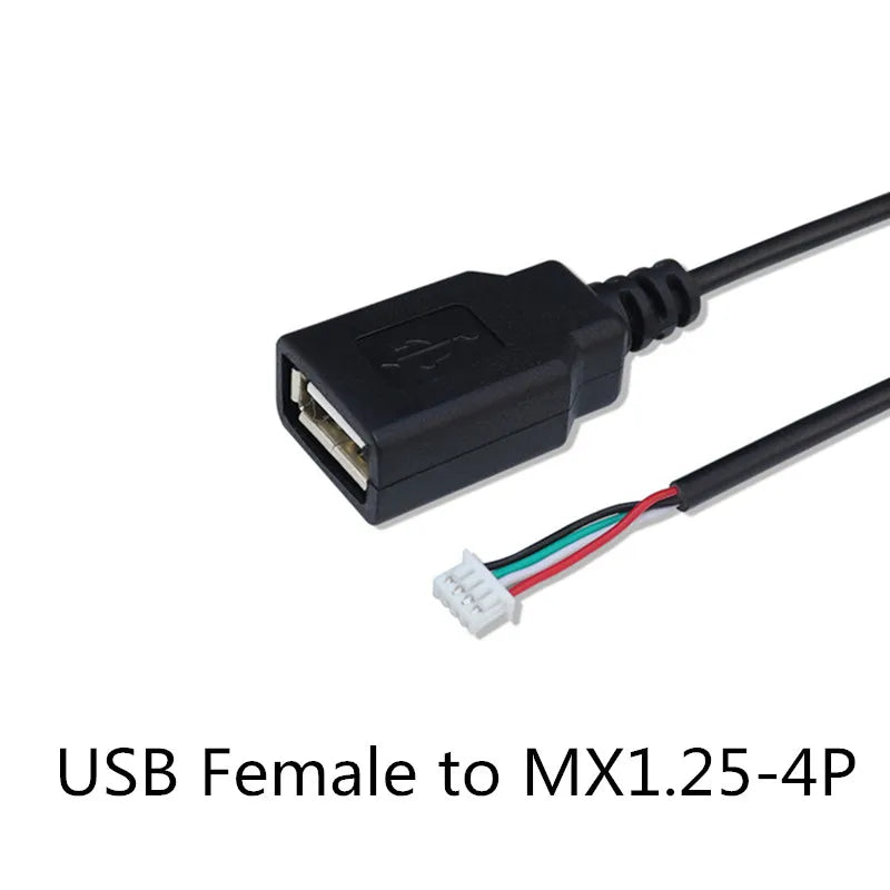 1PCS 30CM USB Female Jack To XH2.54 PH2.0 Dupont 2.54 4P Wire Cable Harness Peaceful Pleasures Health and Wellness