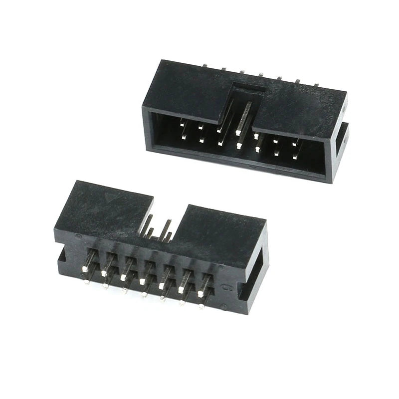 10PCS DC3 JTAG ISP Socket 2.54mm IDC Box Header Connector 6P/8P/10P/14P/16P/20P/30P/34P/40P Double Row Straight / Curved Needle Peaceful Pleasures Health and Wellness Straight needle DC3-8P